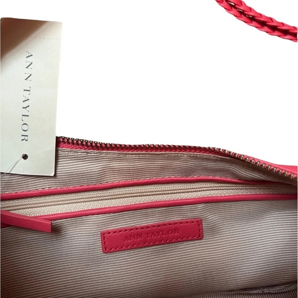 NWT Vintage Y2K Baby Purse Pink Leather Ann Taylor - Picture 7 of 7